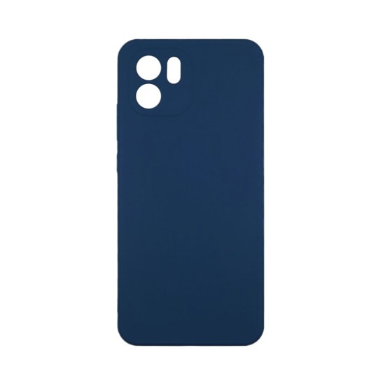 Capa de Silicone com Moldura de Câmera para Xiaomi Redmi A1/Redmi A2 Azul Escuro